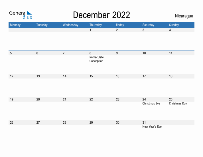 Fillable December 2022 Calendar