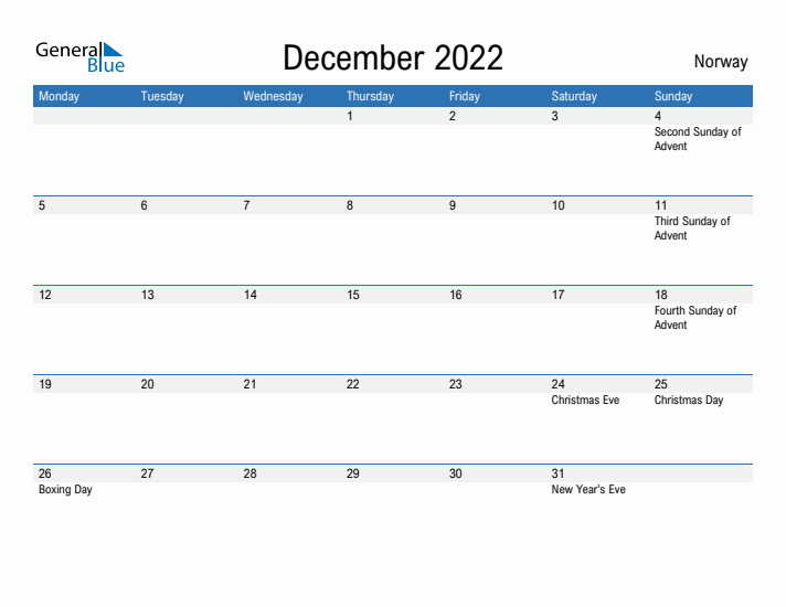 Fillable December 2022 Calendar