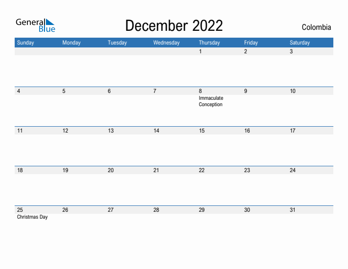 Fillable December 2022 Calendar