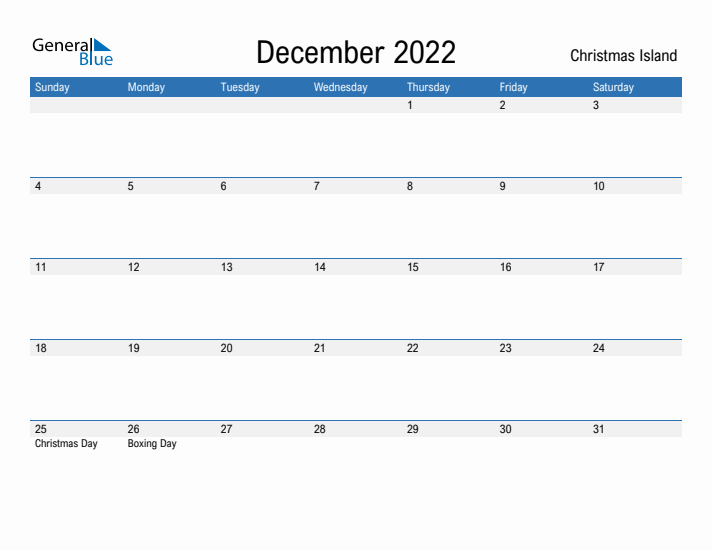 Fillable December 2022 Calendar