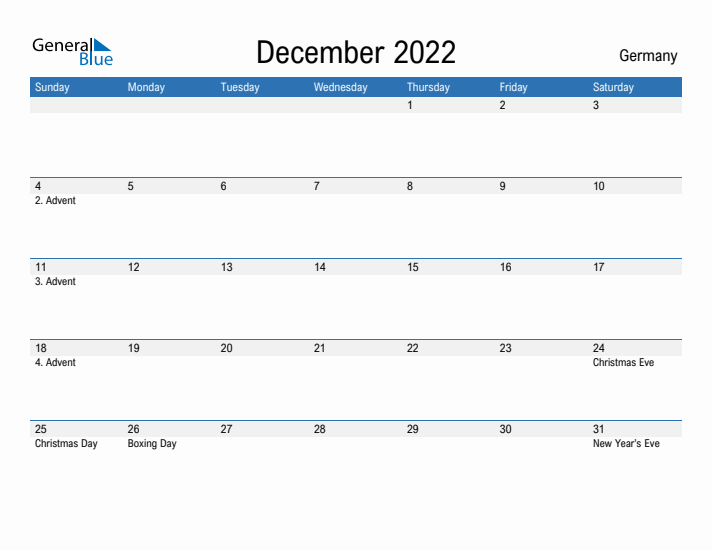 Fillable December 2022 Calendar