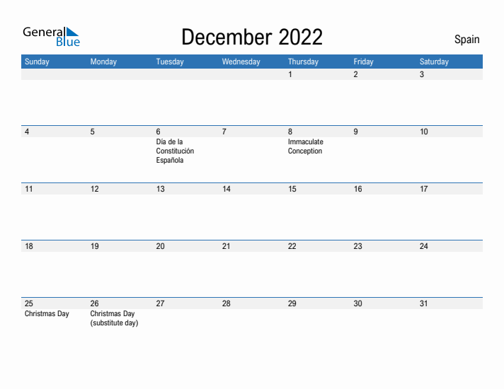 Fillable December 2022 Calendar