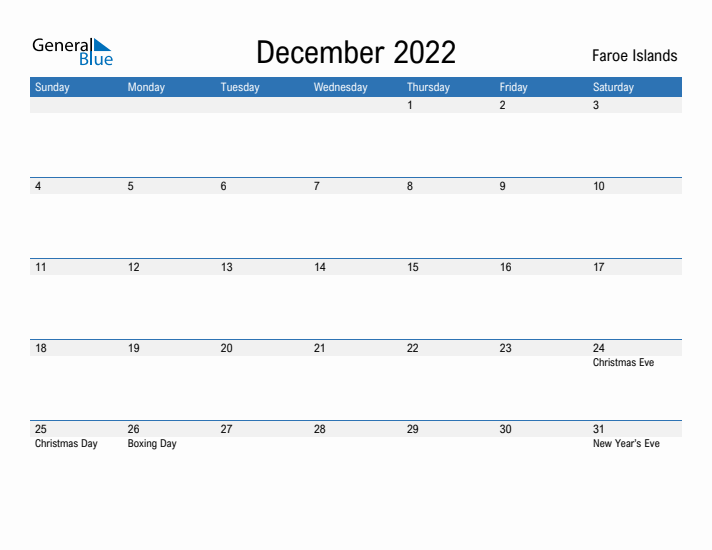 Fillable December 2022 Calendar