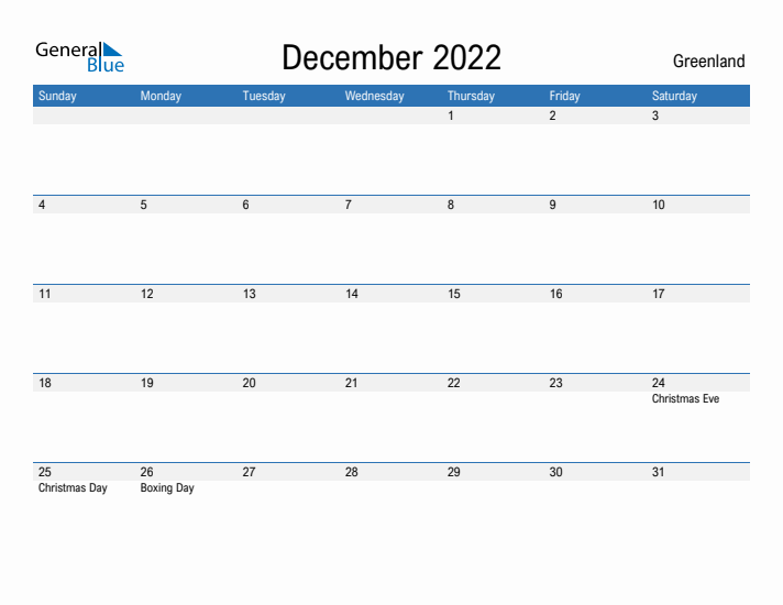 Fillable December 2022 Calendar