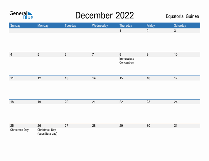 Fillable December 2022 Calendar