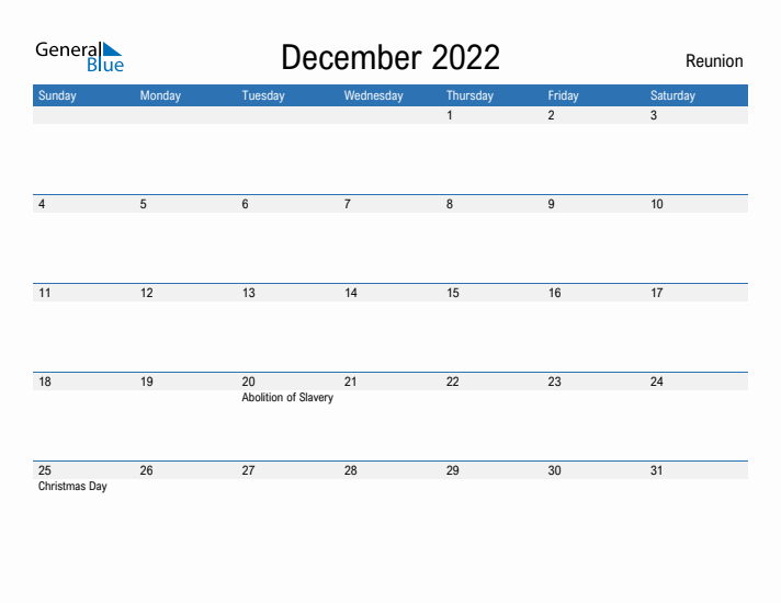 Fillable December 2022 Calendar