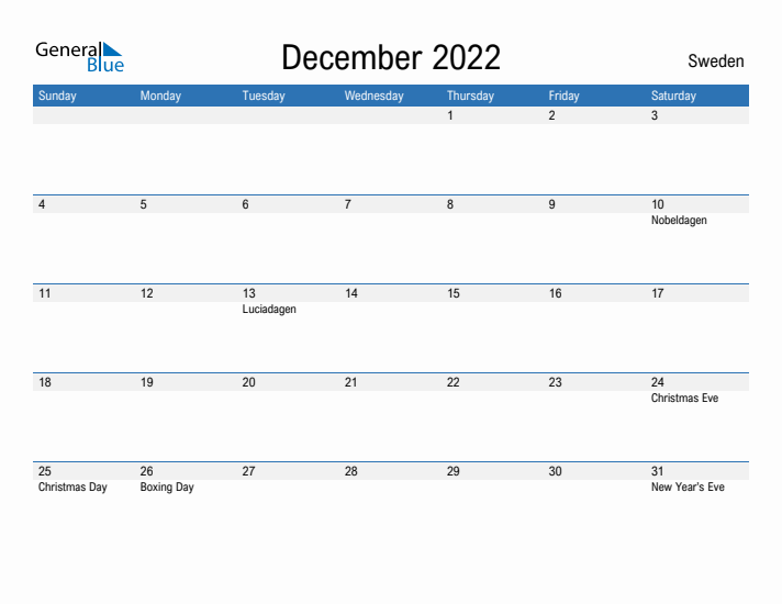 Fillable December 2022 Calendar