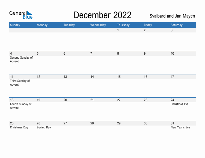 Fillable December 2022 Calendar