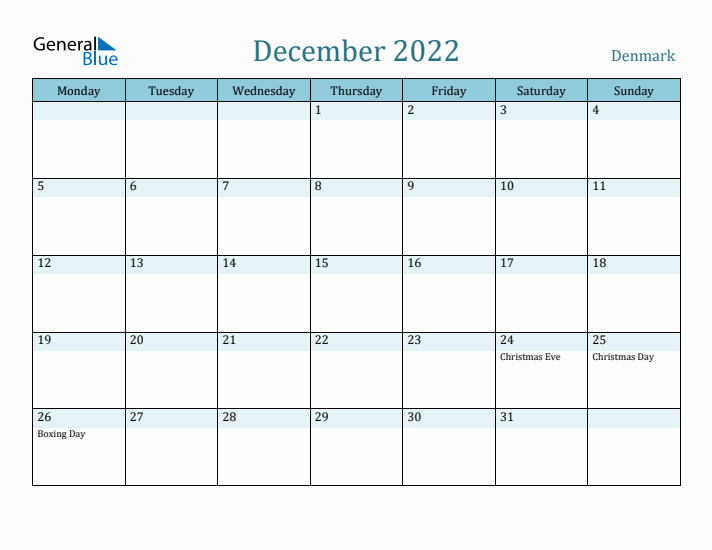 December 2022 Calendar with Holidays