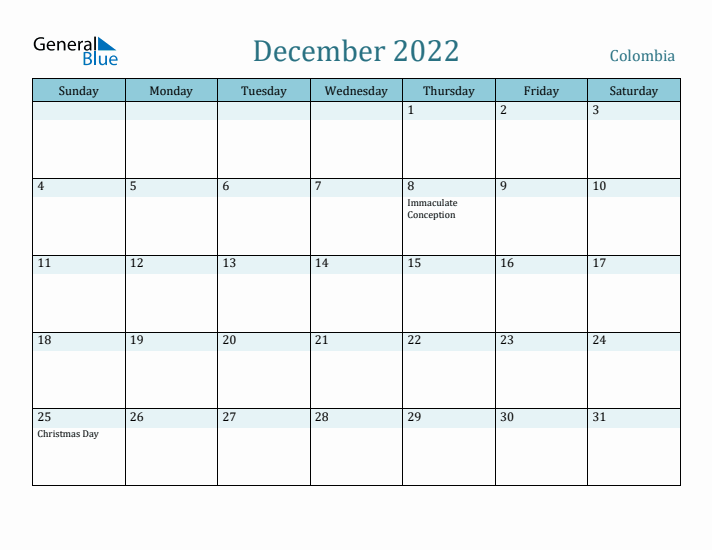 December 2022 Calendar with Holidays