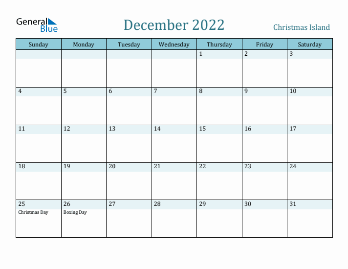 December 2022 Calendar with Holidays