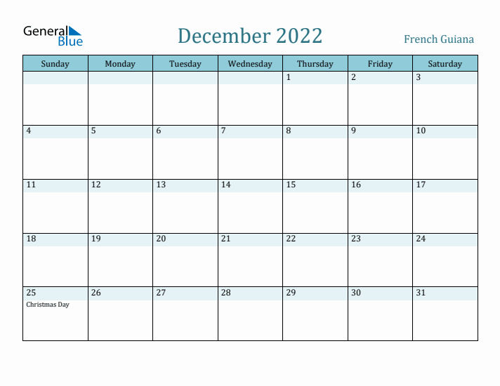 December 2022 Calendar with Holidays