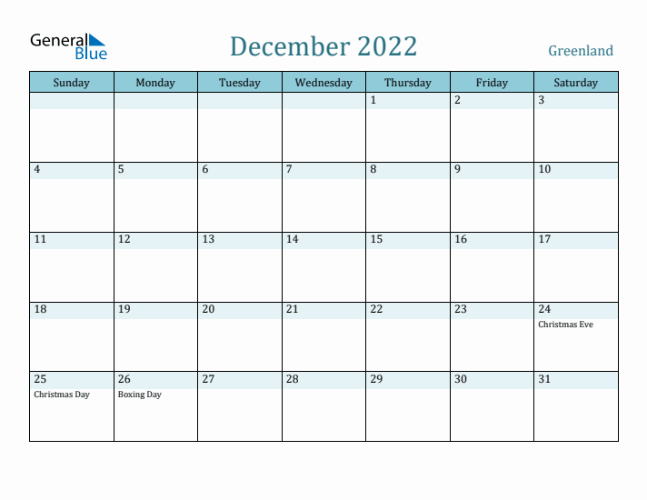 December 2022 Calendar with Holidays