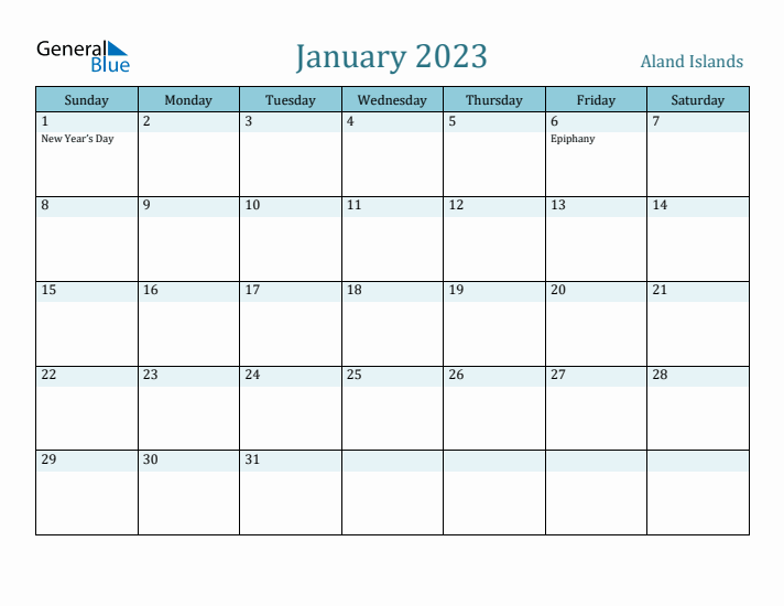 January 2023 Calendar with Holidays