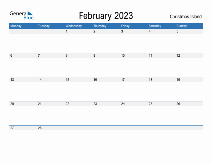 Fillable February 2023 Calendar