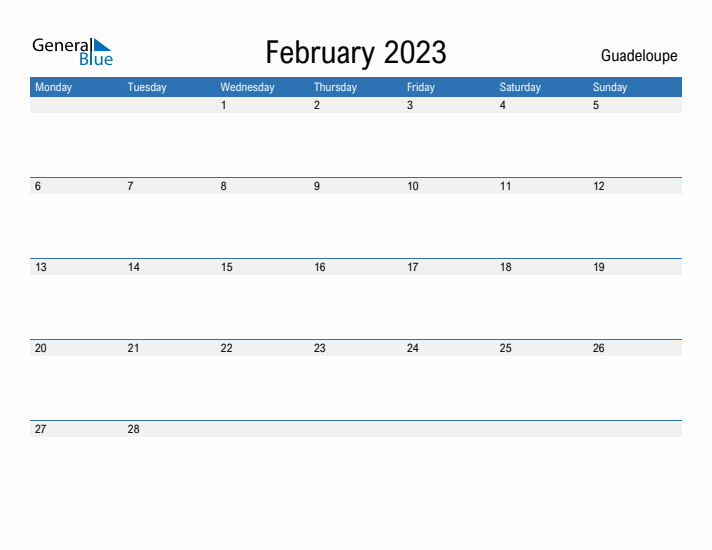 Fillable February 2023 Calendar