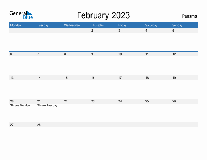 Fillable February 2023 Calendar