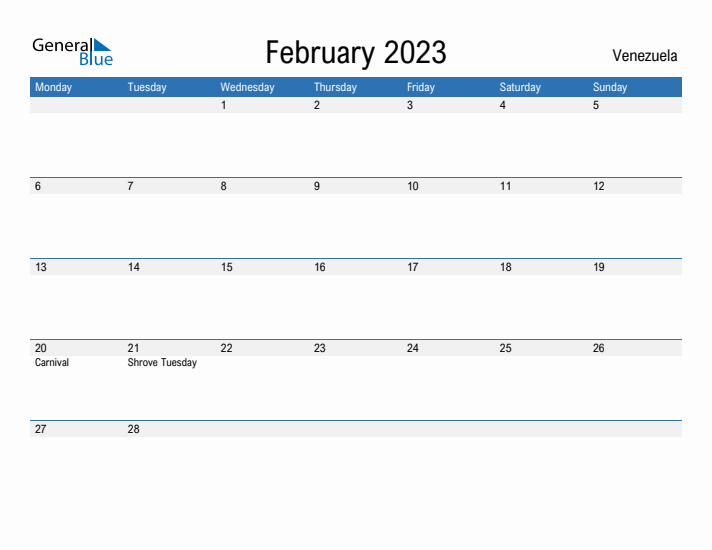 Fillable February 2023 Calendar