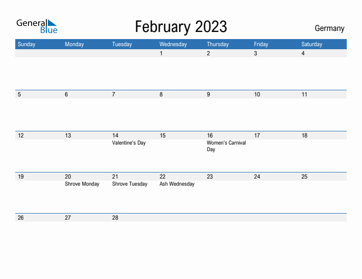 Fillable February 2023 Calendar