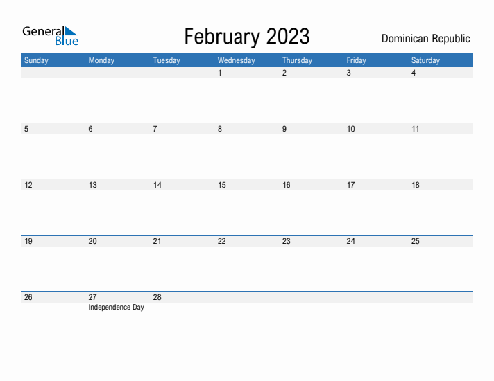 Fillable February 2023 Calendar