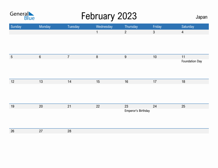 Fillable February 2023 Calendar