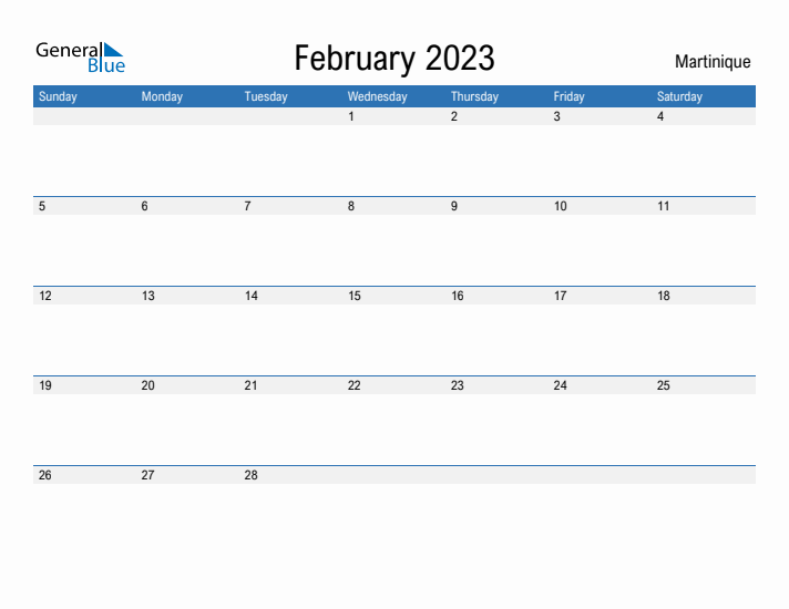 Fillable February 2023 Calendar