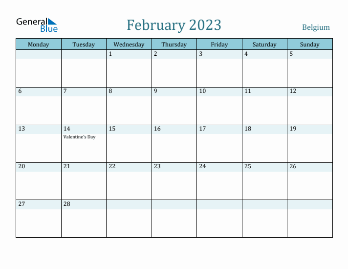 February 2023 Calendar with Holidays