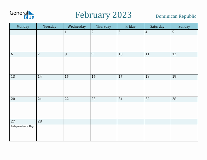 February 2023 Calendar with Holidays