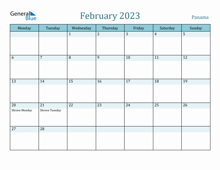 February 2023 Calendar with Holidays