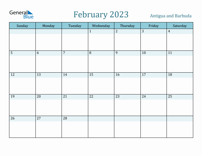 February 2023 Calendar with Holidays