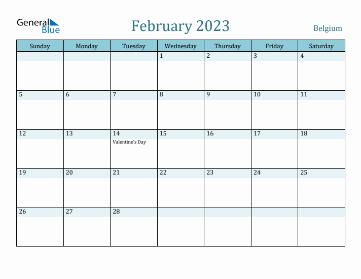 February 2023 Calendar with Holidays