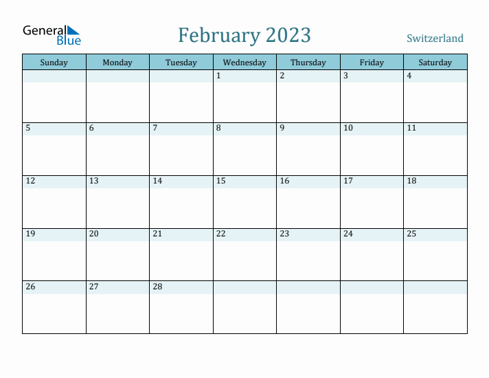 February 2023 Calendar with Holidays