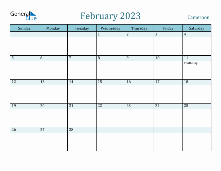 February 2023 Calendar with Holidays