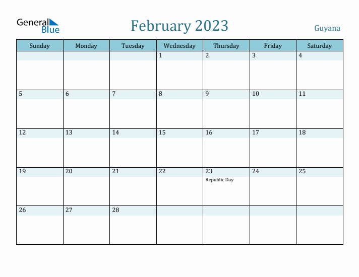 February 2023 Calendar with Holidays