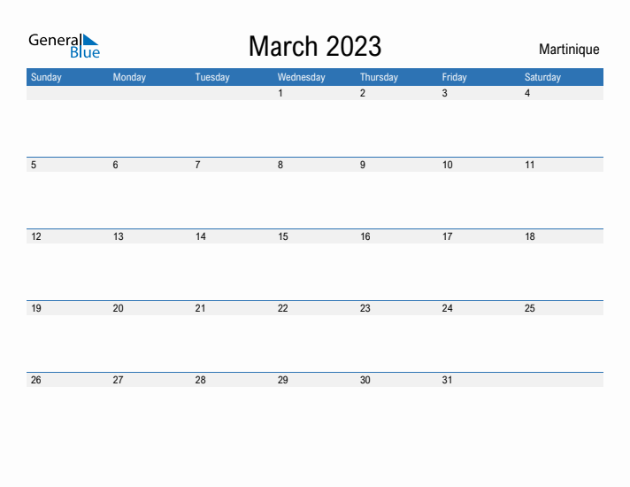 Fillable March 2023 Calendar