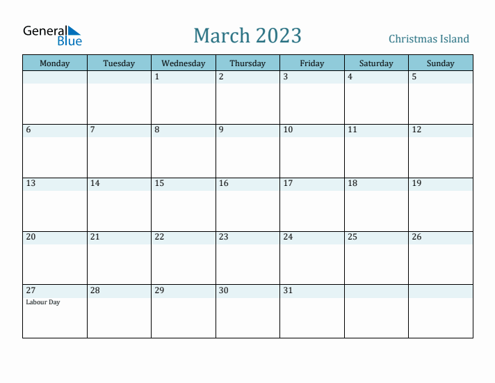 March 2023 Calendar with Holidays