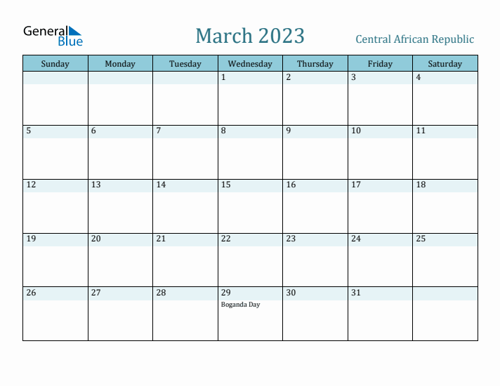 March 2023 Calendar with Holidays