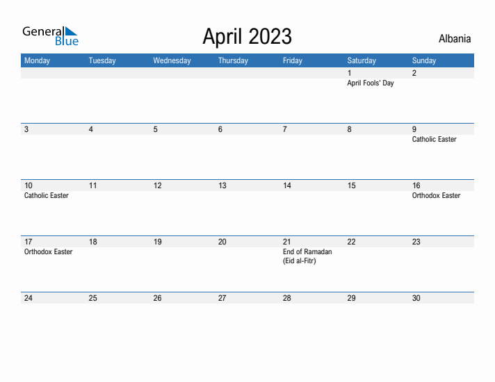 Fillable April 2023 Calendar