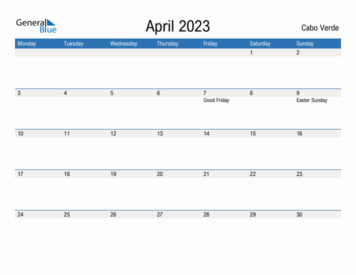 Fillable April 2023 Calendar