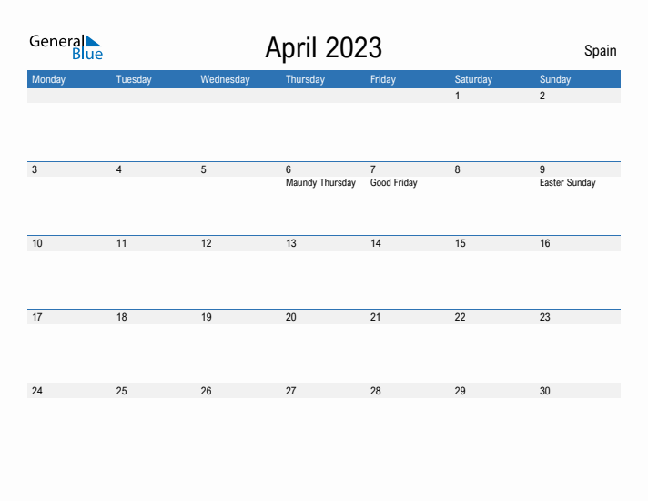 Fillable April 2023 Calendar