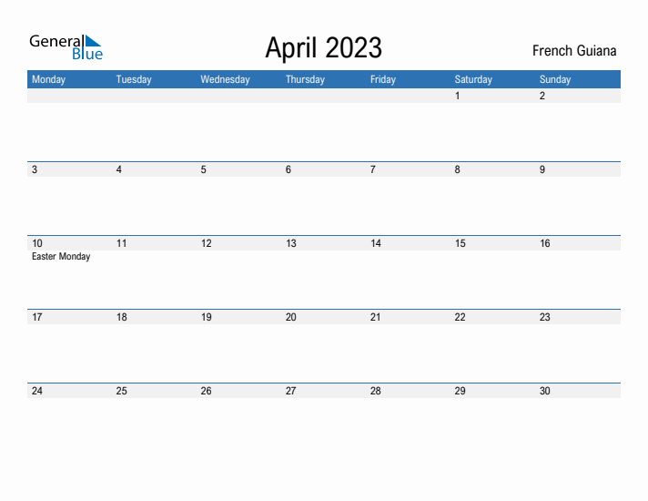 Fillable April 2023 Calendar