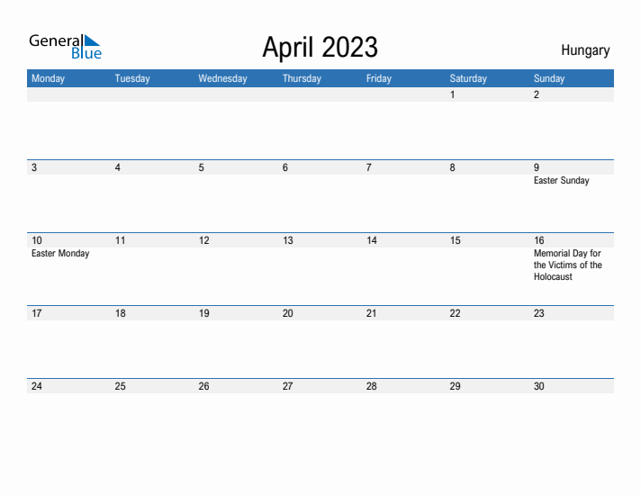 Fillable April 2023 Calendar