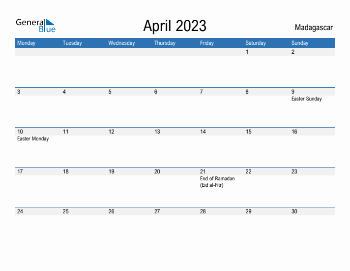 Fillable April 2023 Calendar