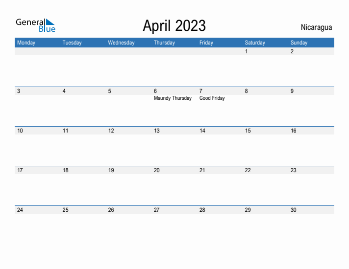 Fillable April 2023 Calendar