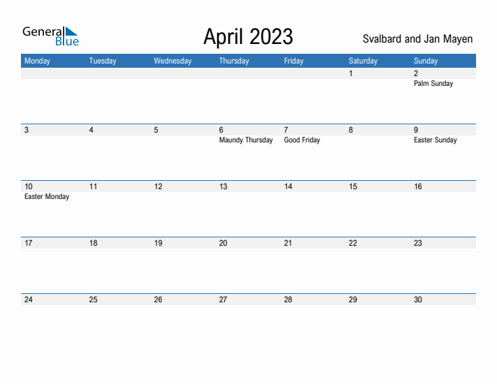 Fillable April 2023 Calendar