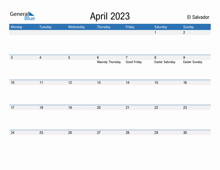 Fillable April 2023 Calendar