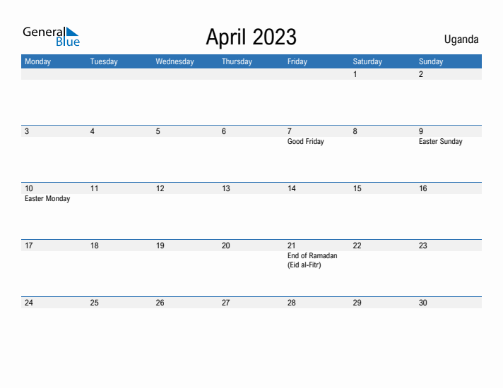 Fillable April 2023 Calendar