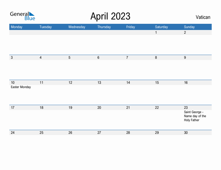 Fillable April 2023 Calendar