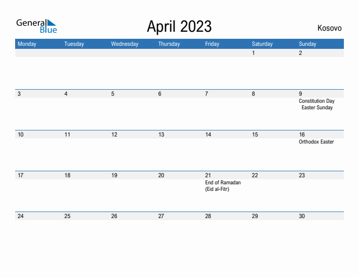 Fillable April 2023 Calendar