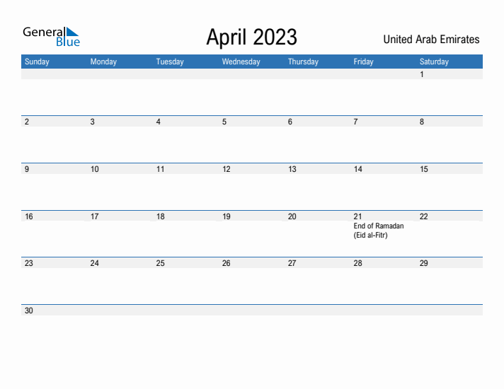 Fillable April 2023 Calendar